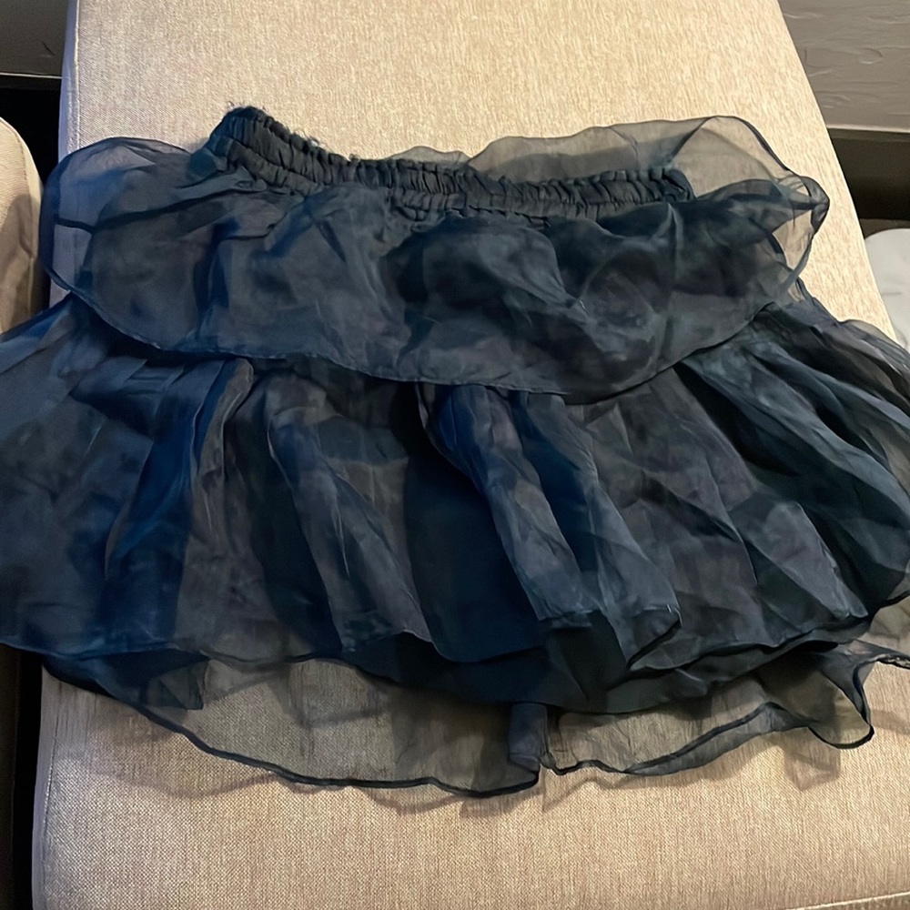 Loveshackfancy black skirt